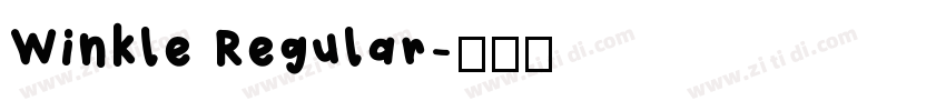 Winkle Regular字体转换